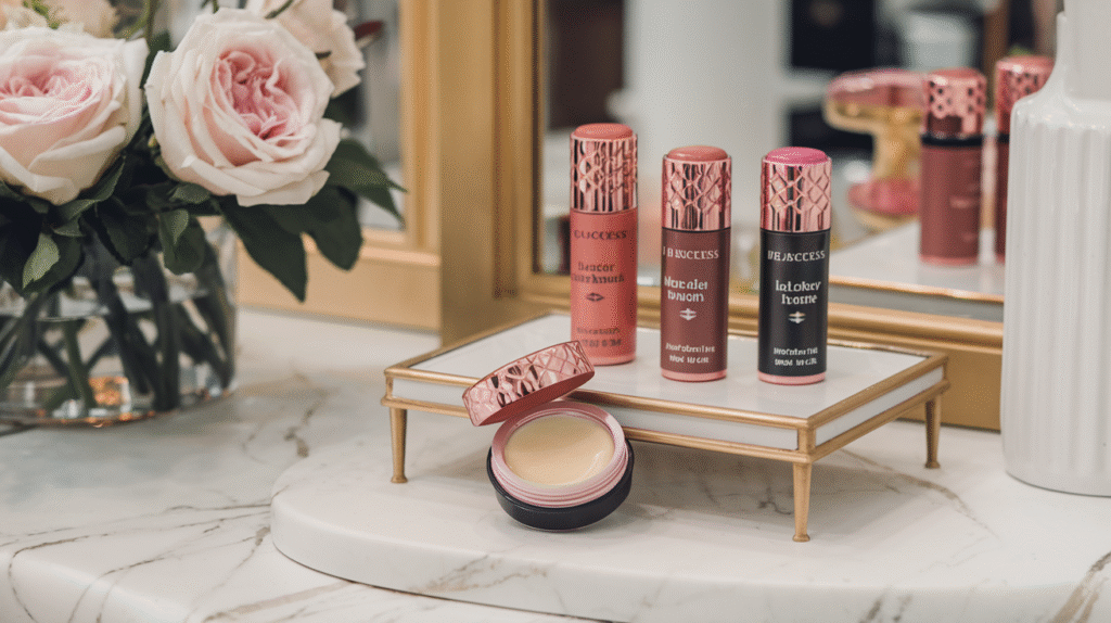 Collection de baumes à lèvres Beauty Success aux formules hydratantes et réparatrices