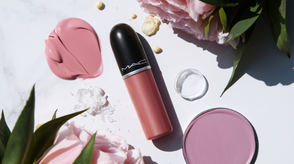 Baume à lèvres teinté MAC Tendertalk et son effet coloré personnalisé sur les lèvres