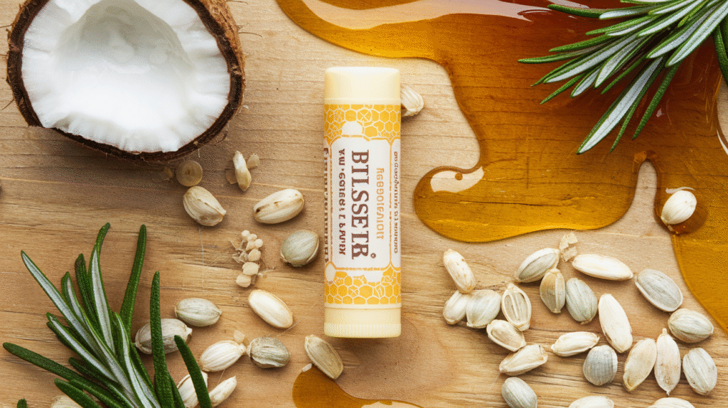 Baume à lèvres Burt's Bees et ses ingrédients naturels