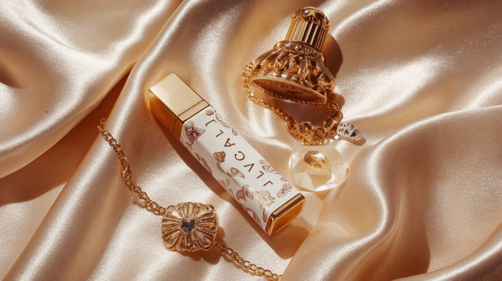Baume pour les lèvres premium Bulgari dans son packaging élégant